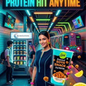 Soya Snacks - 22g Protein (Lemon Chilli)_45g